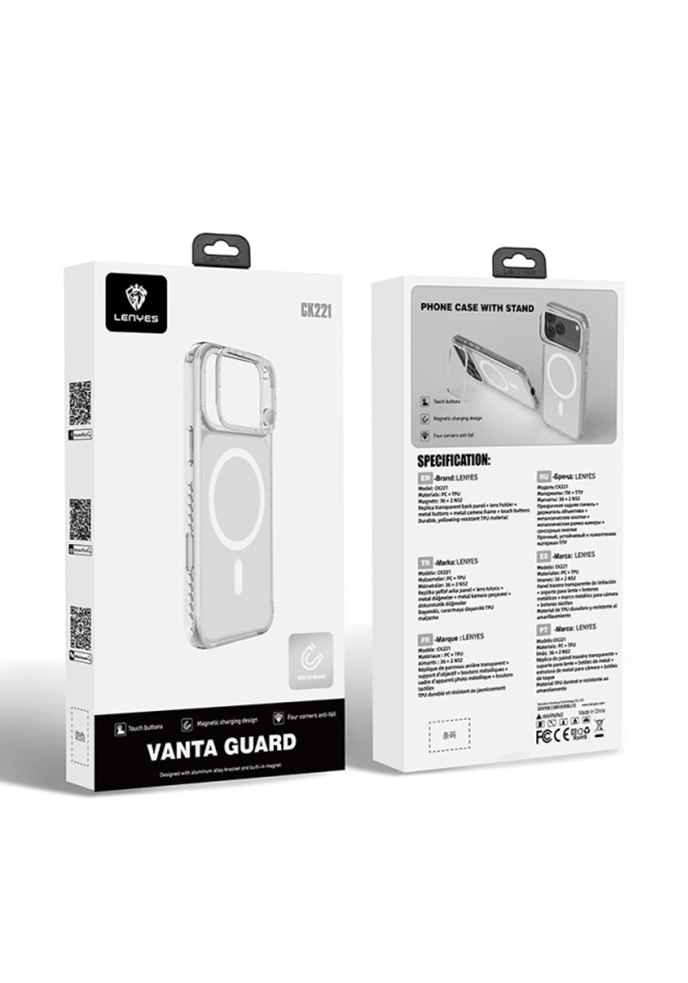 iPhone 17 Pro Lenyes CK221 MagSafe Uyumlu Kılıf