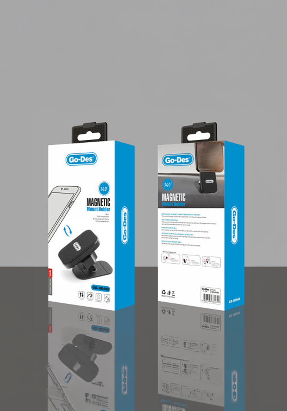 Go Des GD-HD608 Araç İçi Manyetik Telefon Tutucu