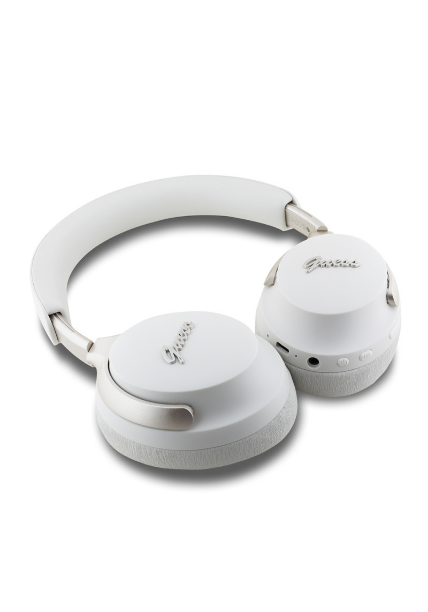 Guess Script ANC/ENC Bluetooth 5.4 Kulak Üstü Kablosuz Kulaklık – Krem