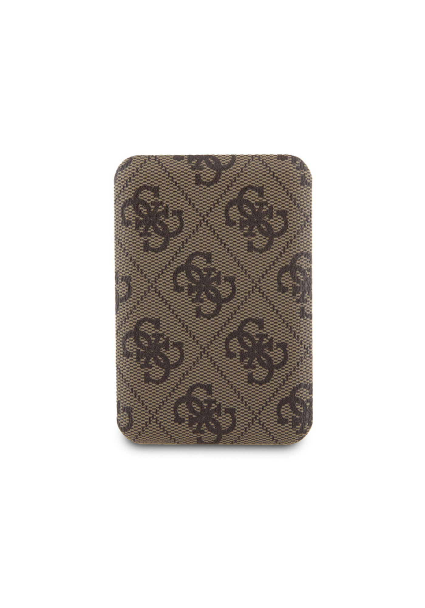 Guess 4G Desenli 15W 5000mAh Dijital Göstergeli Powerbank – Kahverengi