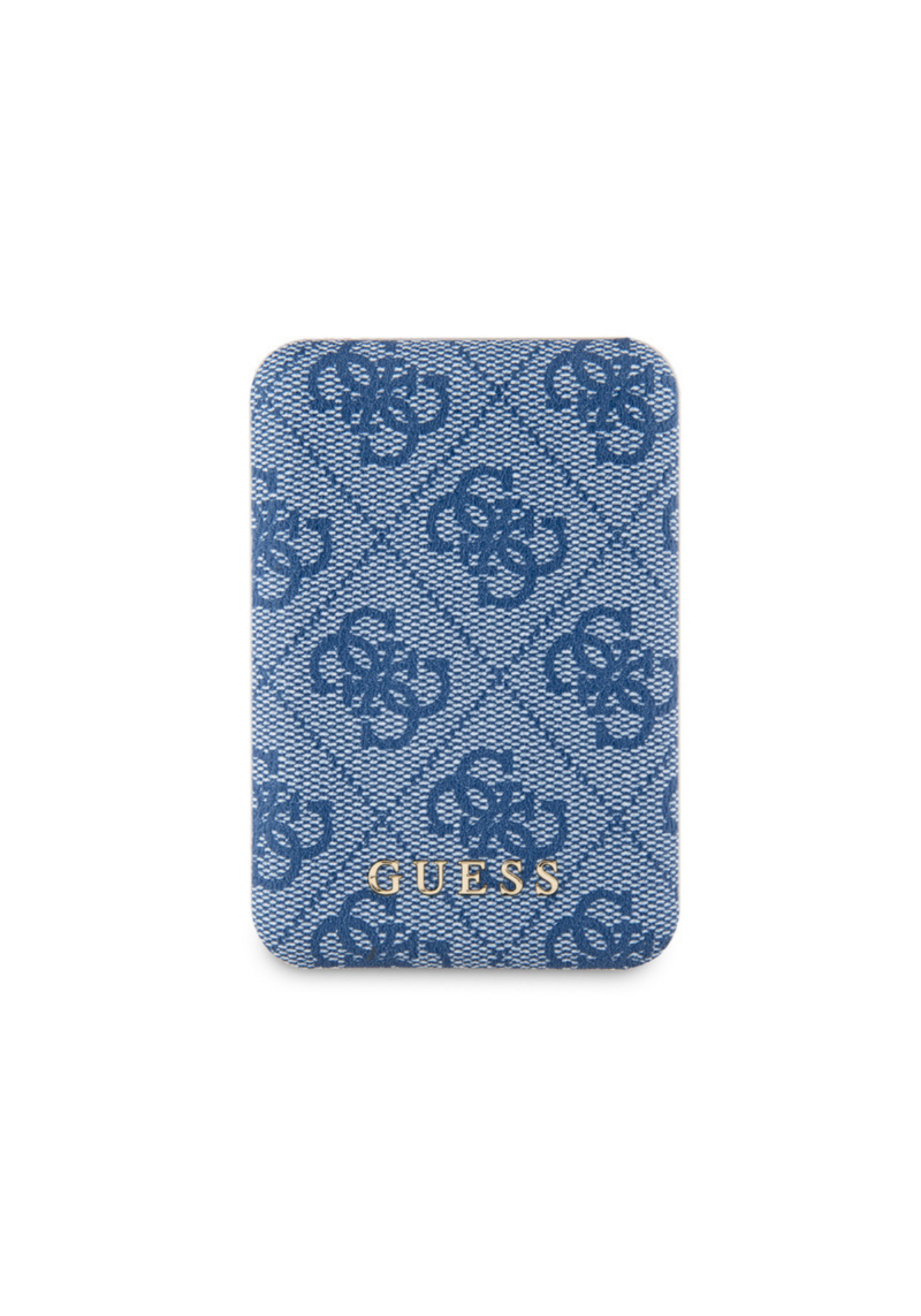 Guess 4G Desenli 15W 5000mAh Dijital Göstergeli Powerbank – Mavi