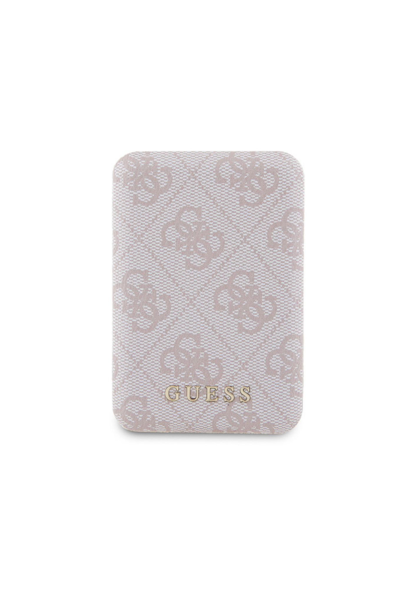 Guess 4G Desenli 15W 5000mAh Dijital Göstergeli Powerbank – Pudra Pembe