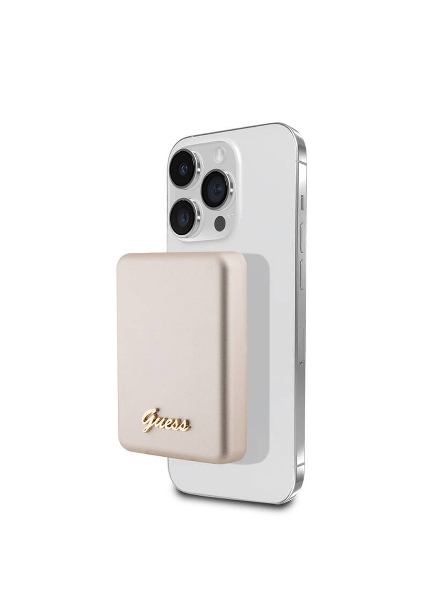 Guess 3000mAh 5W M-Safe Manyetik Kablosuz Powerbank – Şampanya Gold