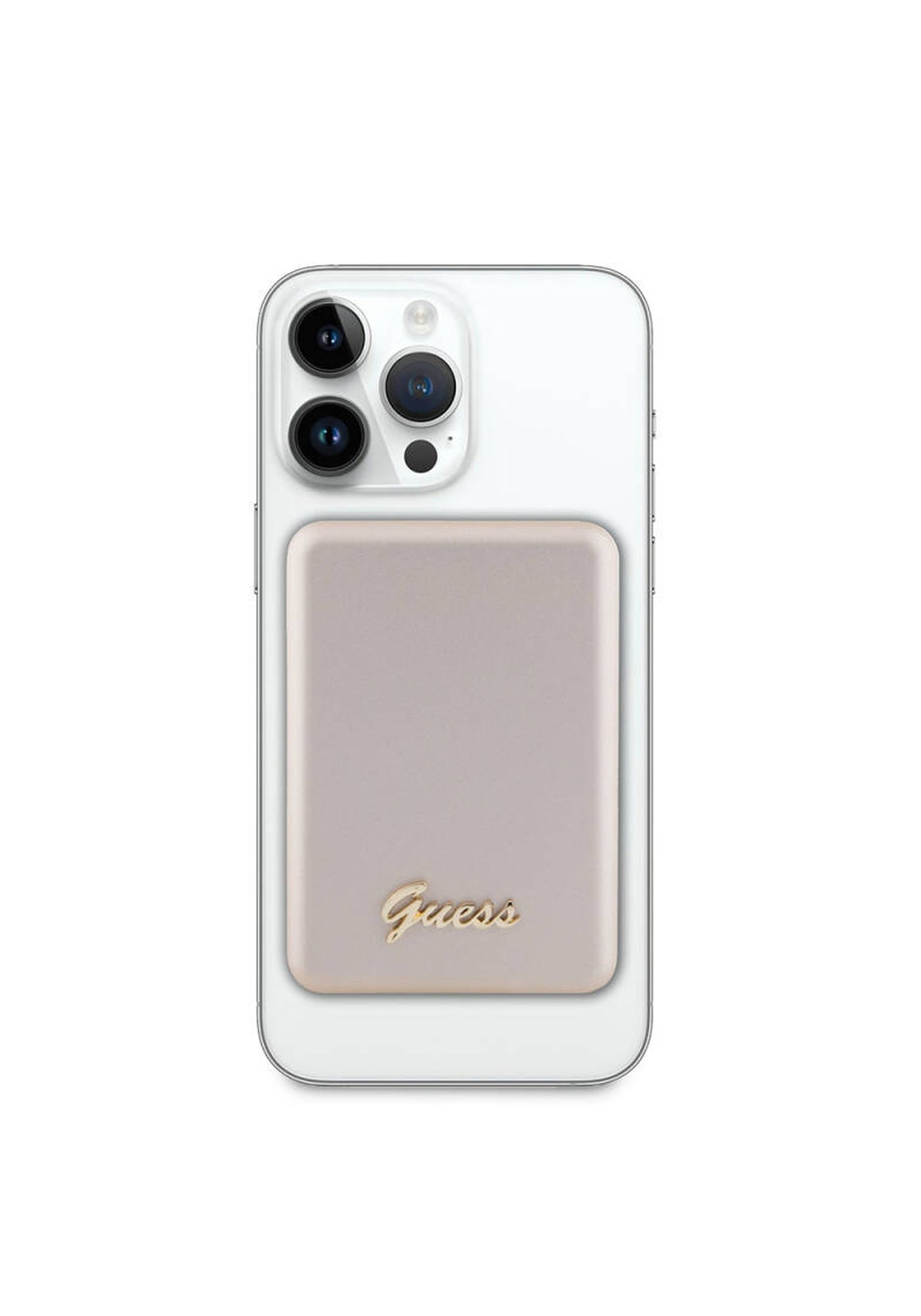 Guess 3000mAh 5W M-Safe Manyetik Kablosuz Powerbank – Şampanya Gold
