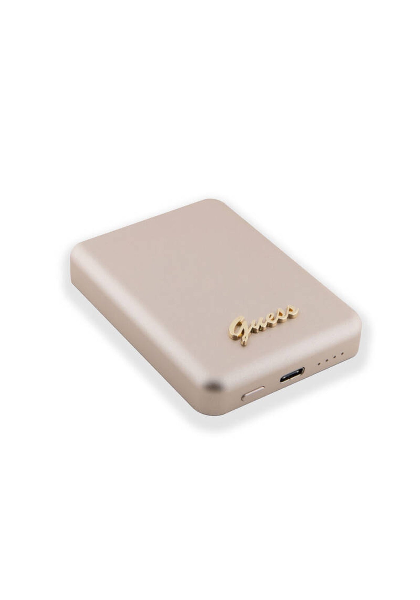 Guess 3000mAh 5W M-Safe Manyetik Kablosuz Powerbank – Şampanya Gold