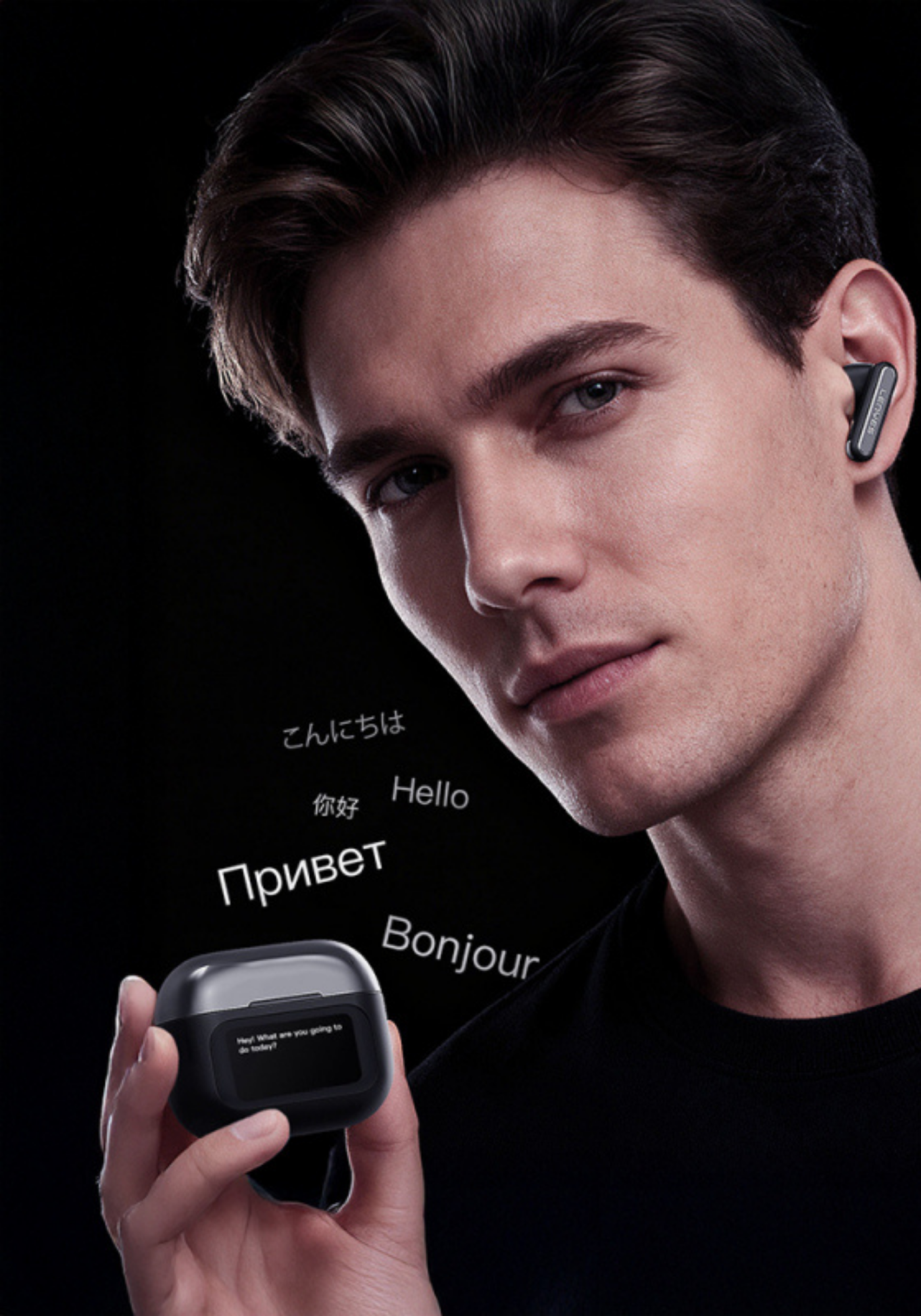 Lenyes Air 105 Bluetooth Kablosuz Kulaklık – Siyah