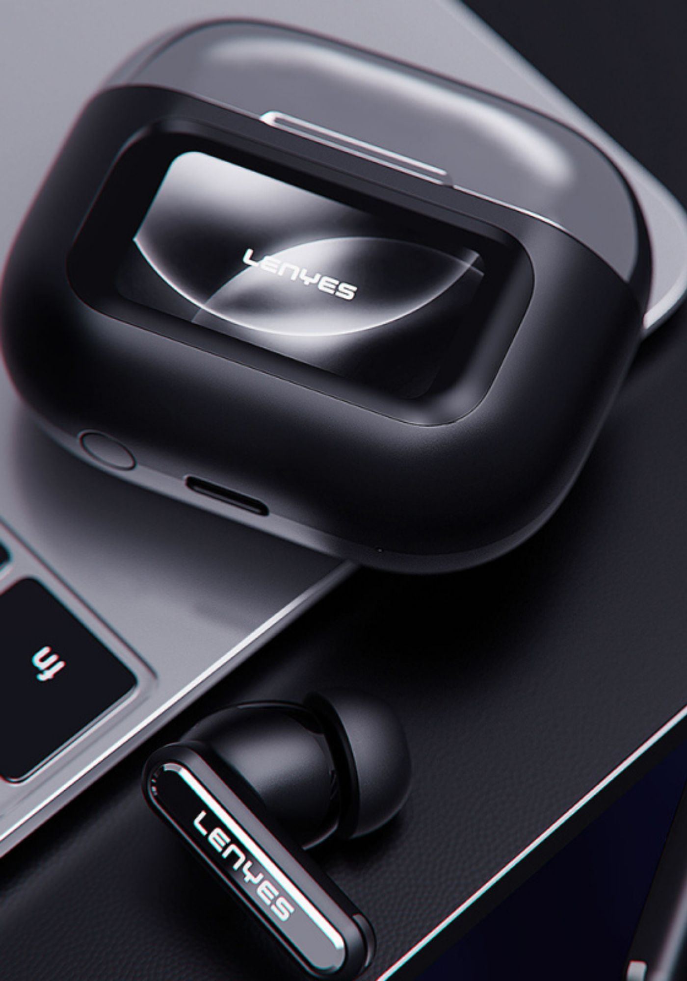 Lenyes Air 105 Bluetooth Kablosuz Kulaklık – Siyah