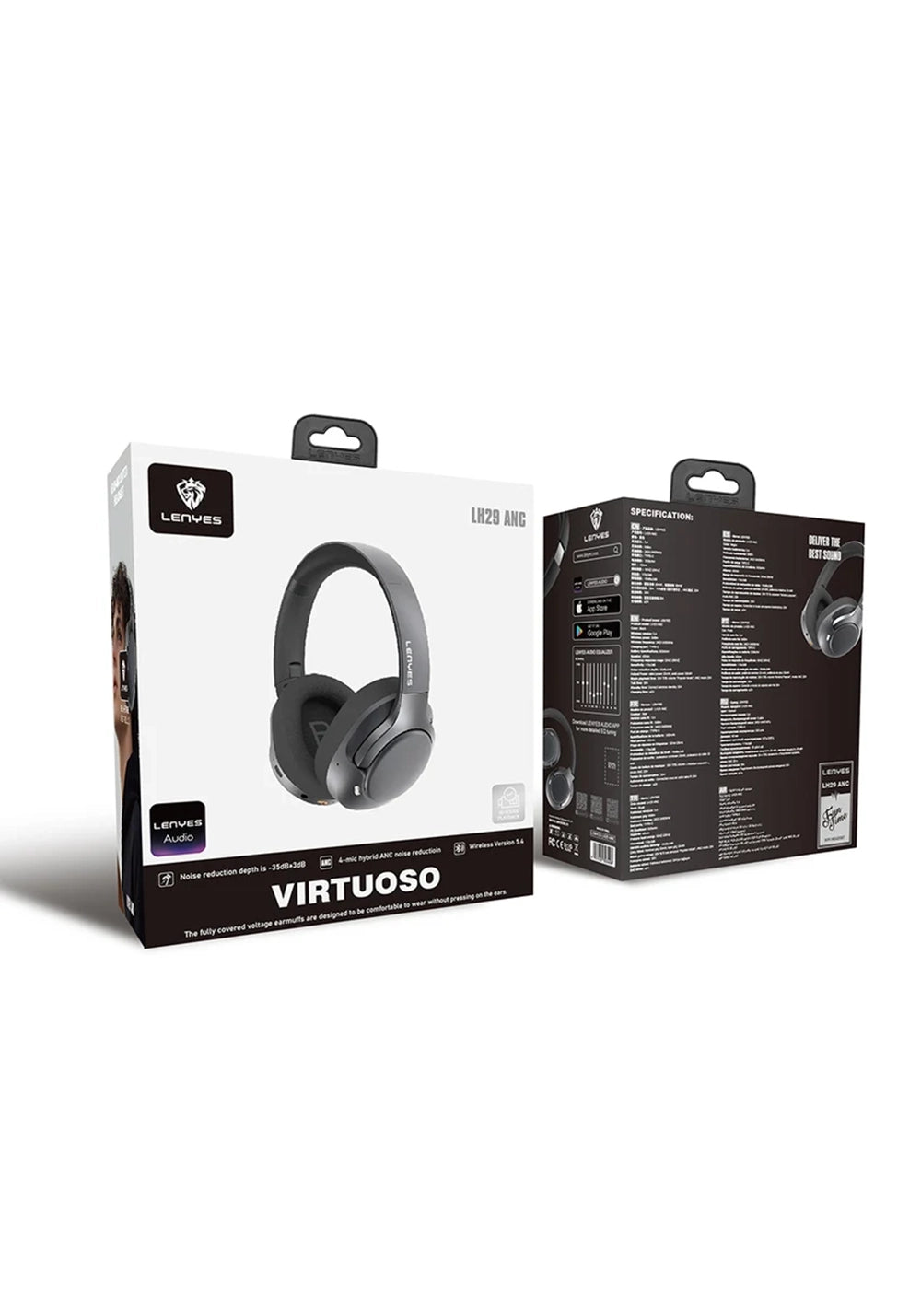 Lenyes LH29 ANC Kulak Üstü Bluetooth Kulaklık