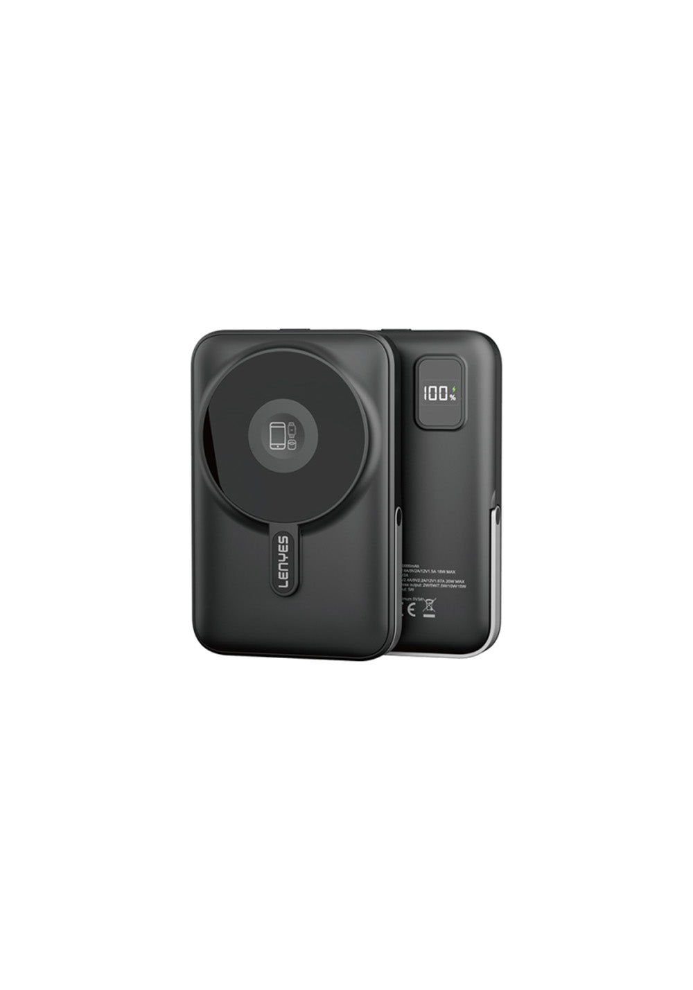 Lenyes PW1002D 10000 mAh Kablosuz Powerbank