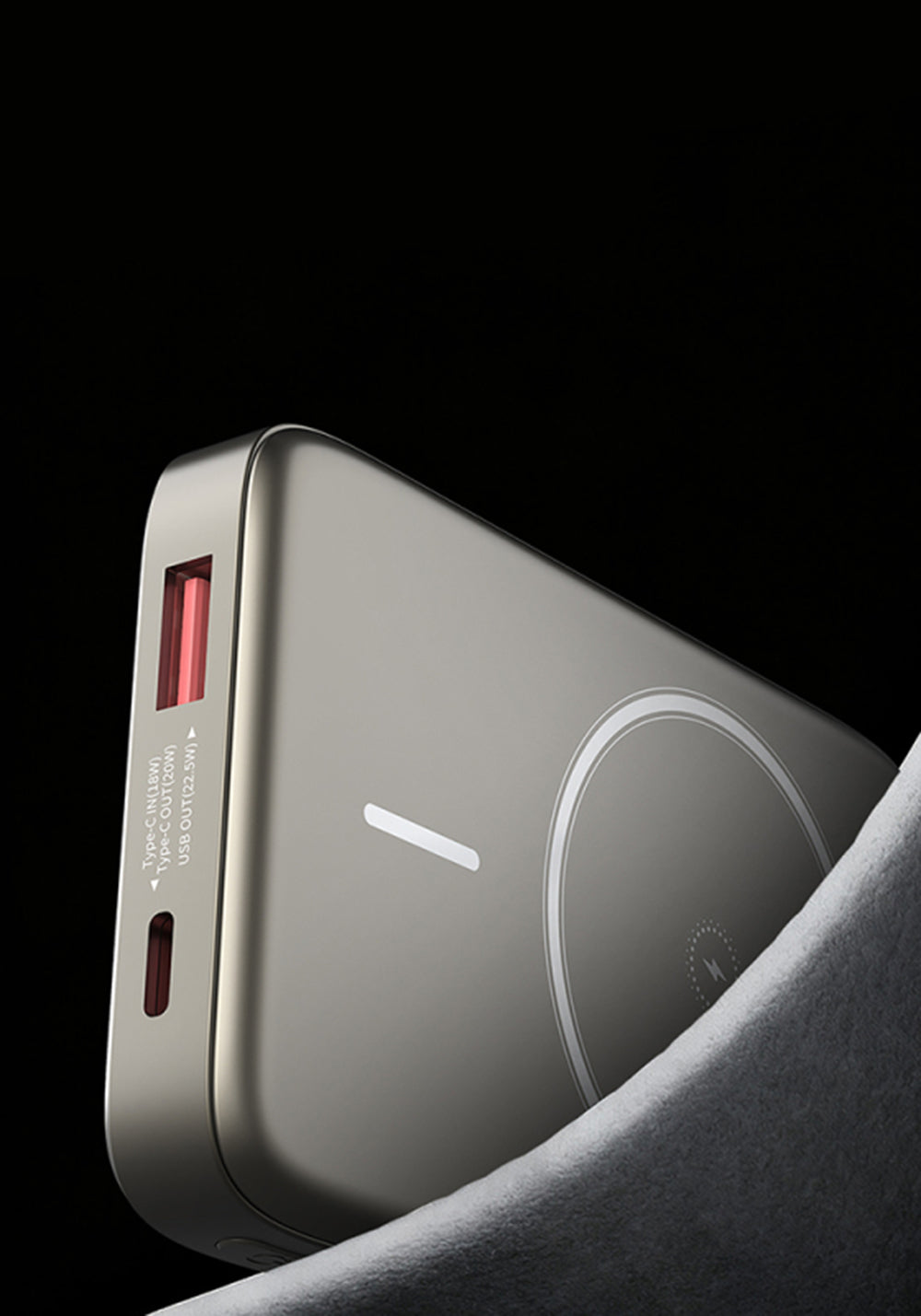 Lenyes PW1012D 10000 mAh Kablosuz Powerbank
