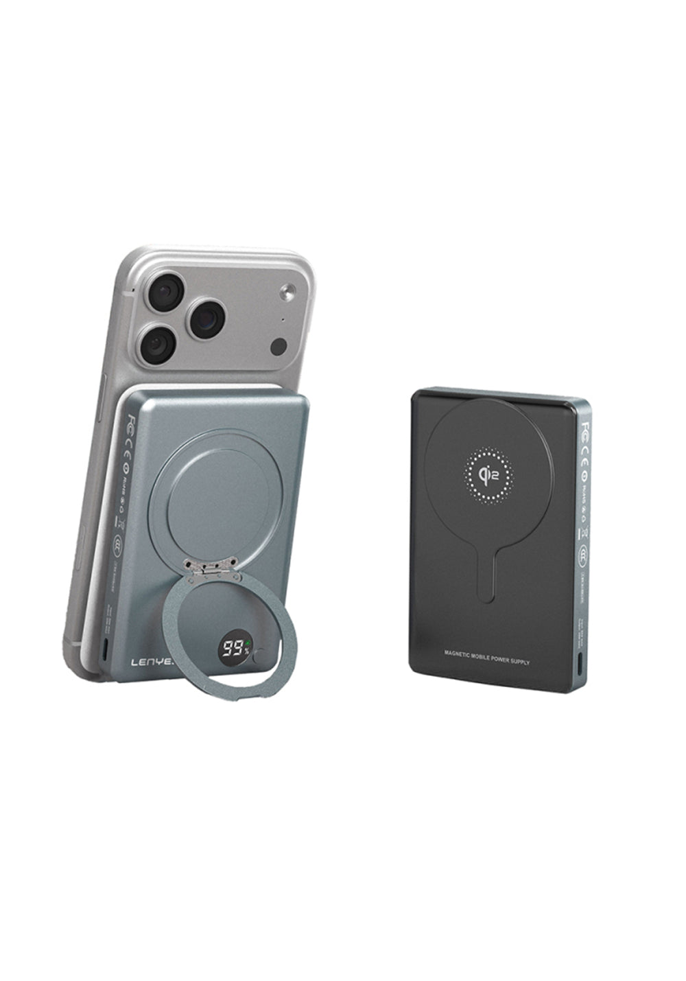 Lenyes PW1013D 10000 mAh Qi2 Kablosuz Powerbank