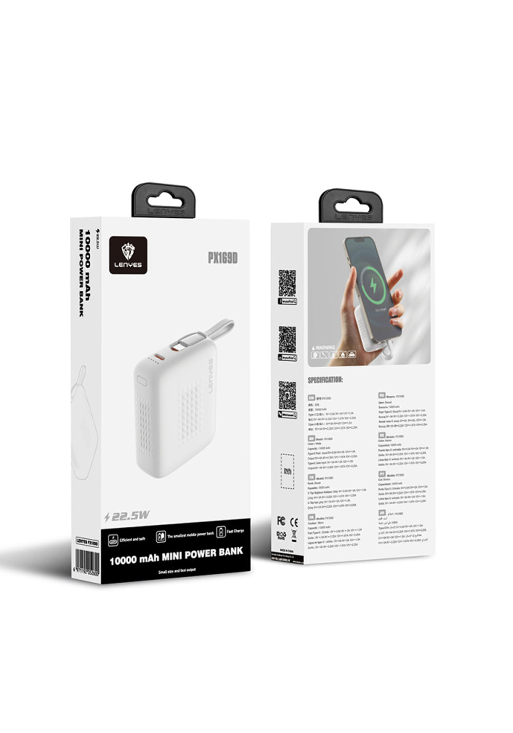 Lenyes PX169D 10000 mAh Powerbank