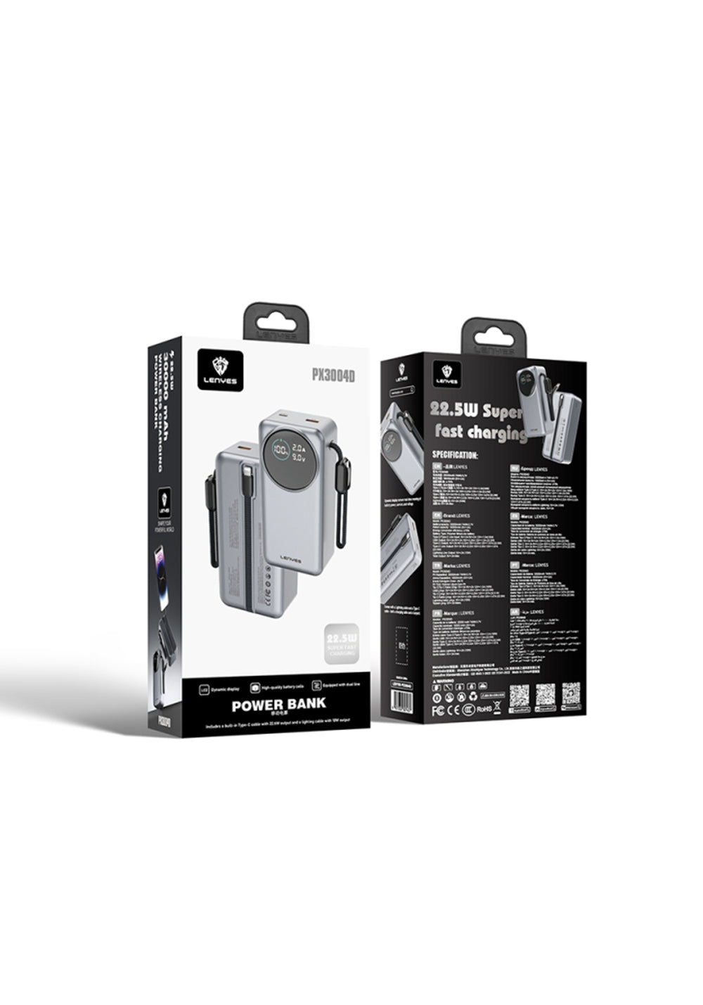 Lenyes PX3004D 30000 mAh Powerbank