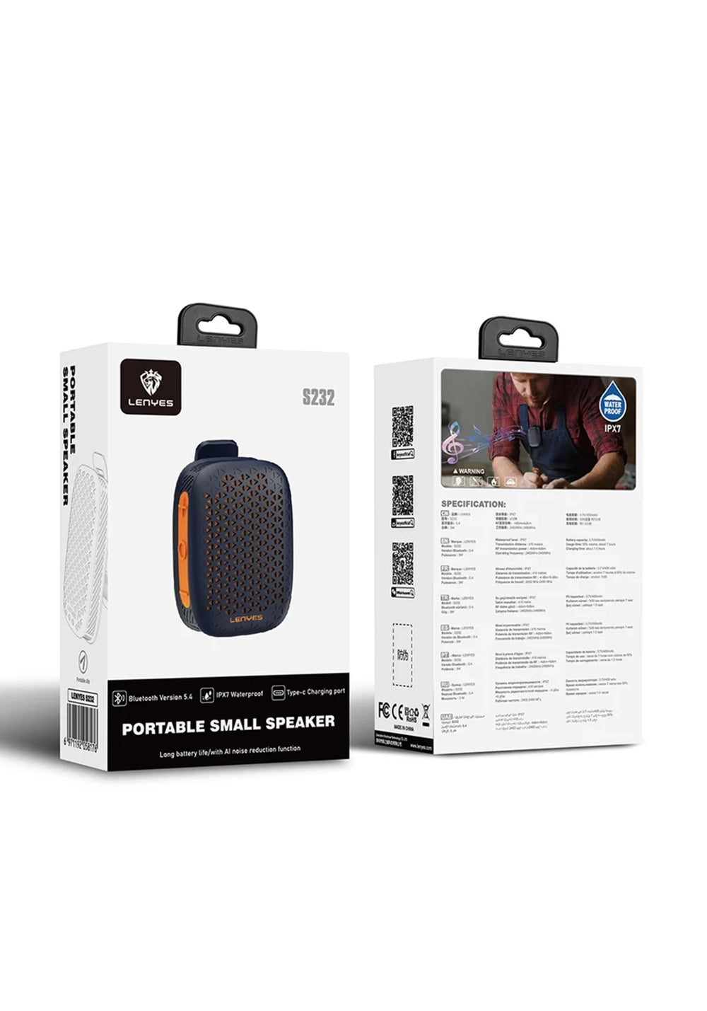 Lenyes S232 Taşınabilir Bluetooth Hoparlör