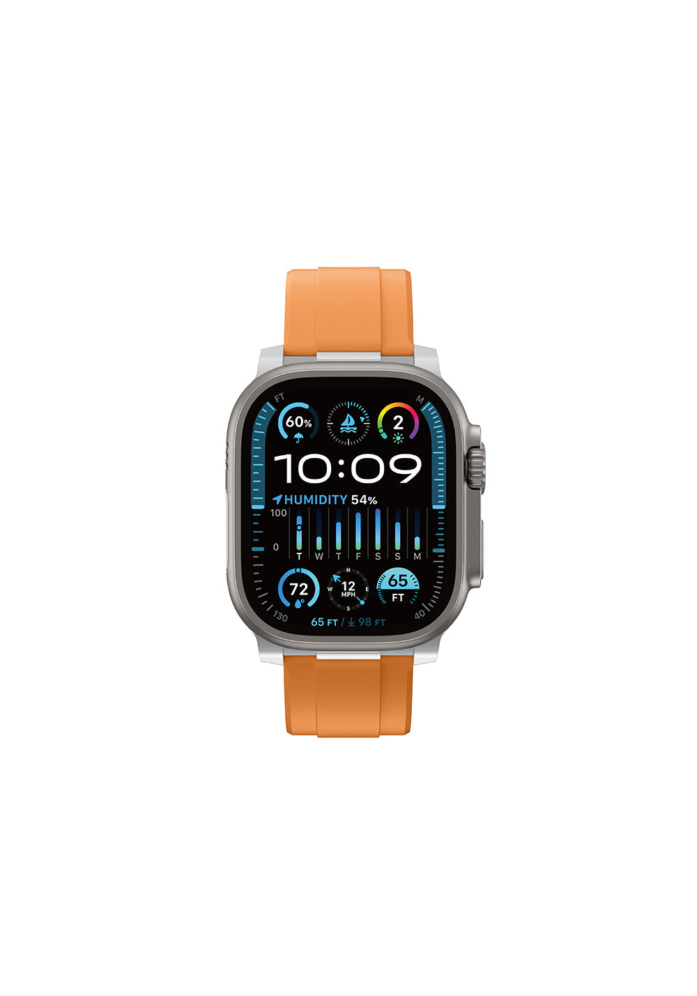 Amazingthing Titan Chrono Manyetik Silikon Apple Watch Kordonu