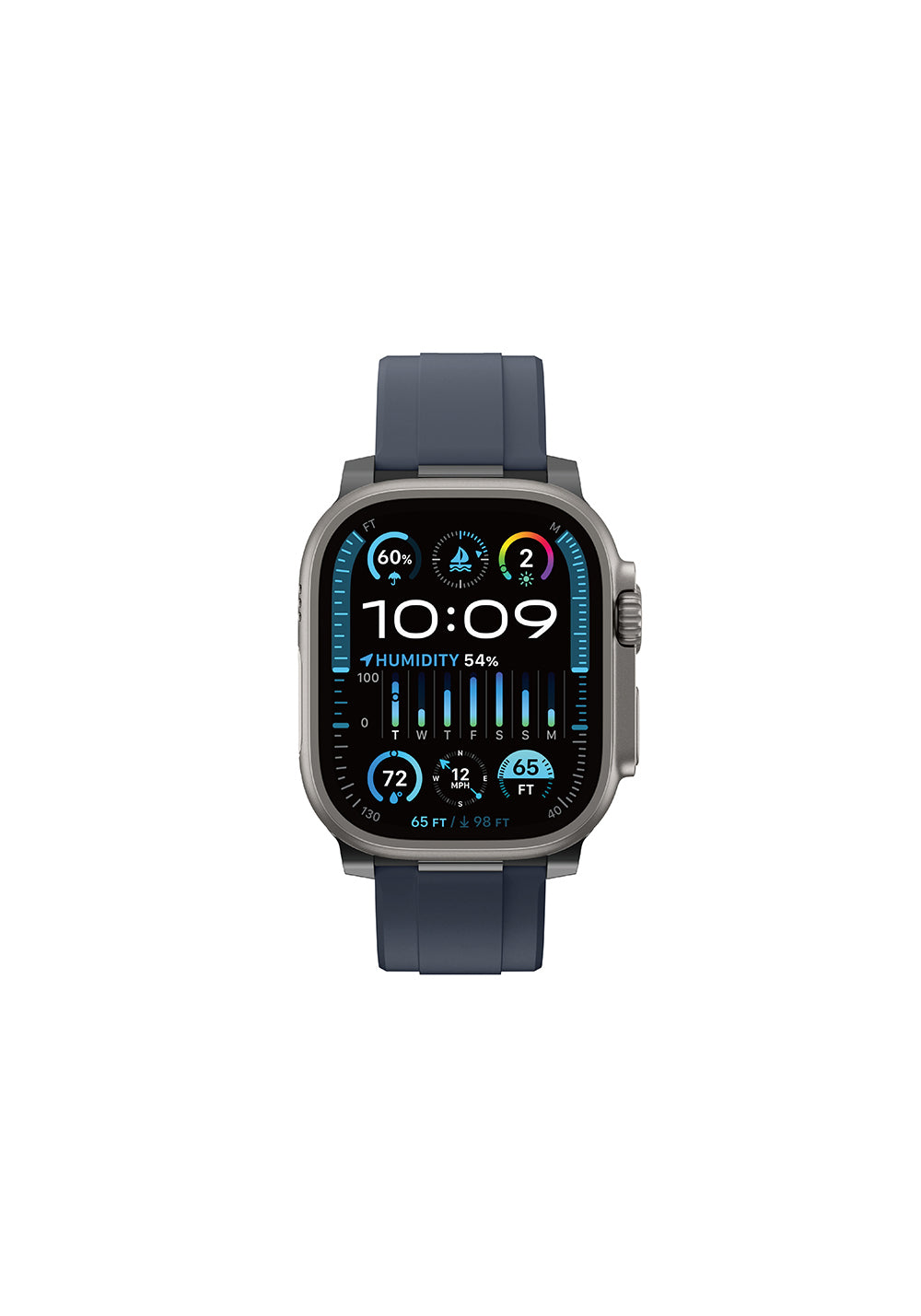 Amazingthing Titan Chrono Manyetik Silikon Apple Watch Kordonu