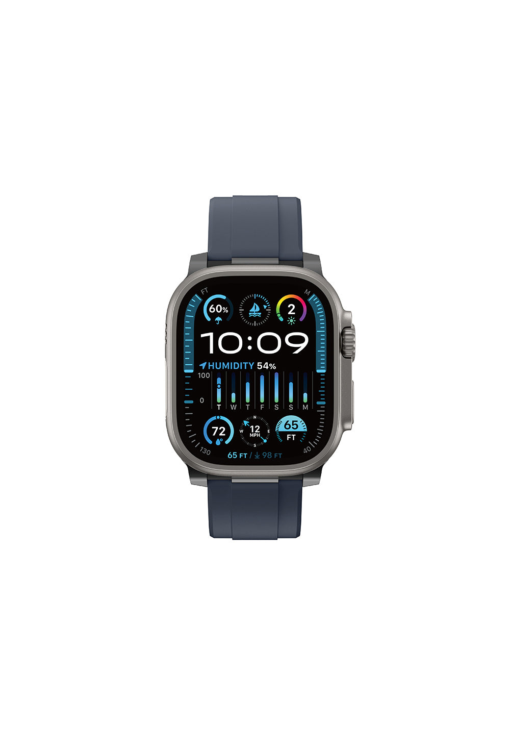 Amazingthing Titan Chrono Manyetik Silikon Apple Watch Kordonu