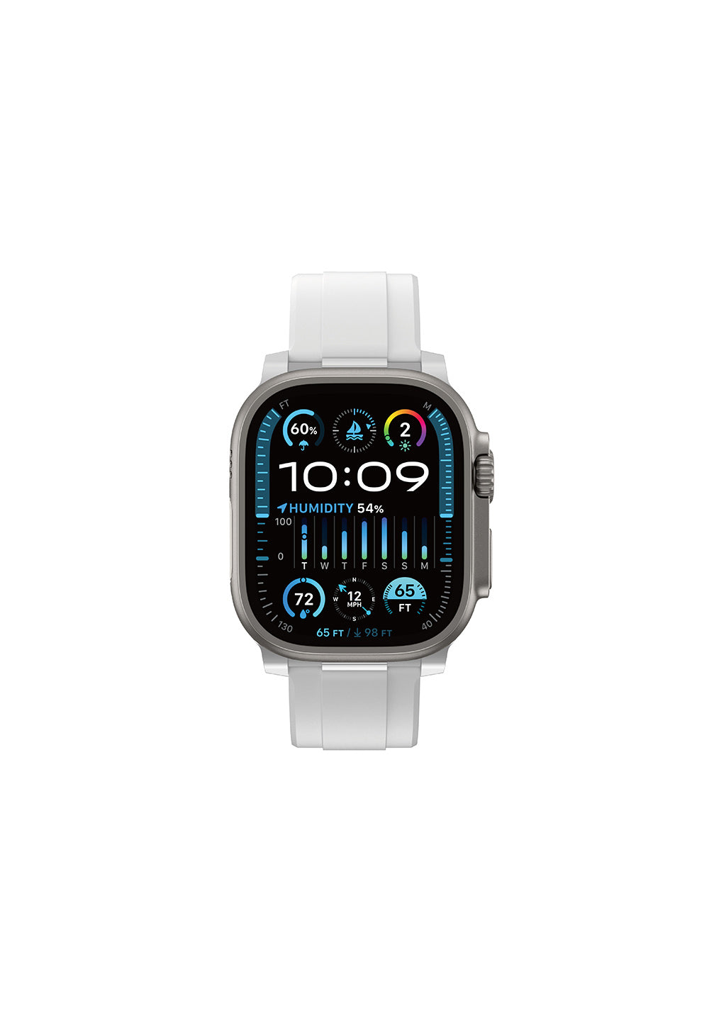 Amazingthing Titan Chrono Manyetik Silikon Apple Watch Kordonu