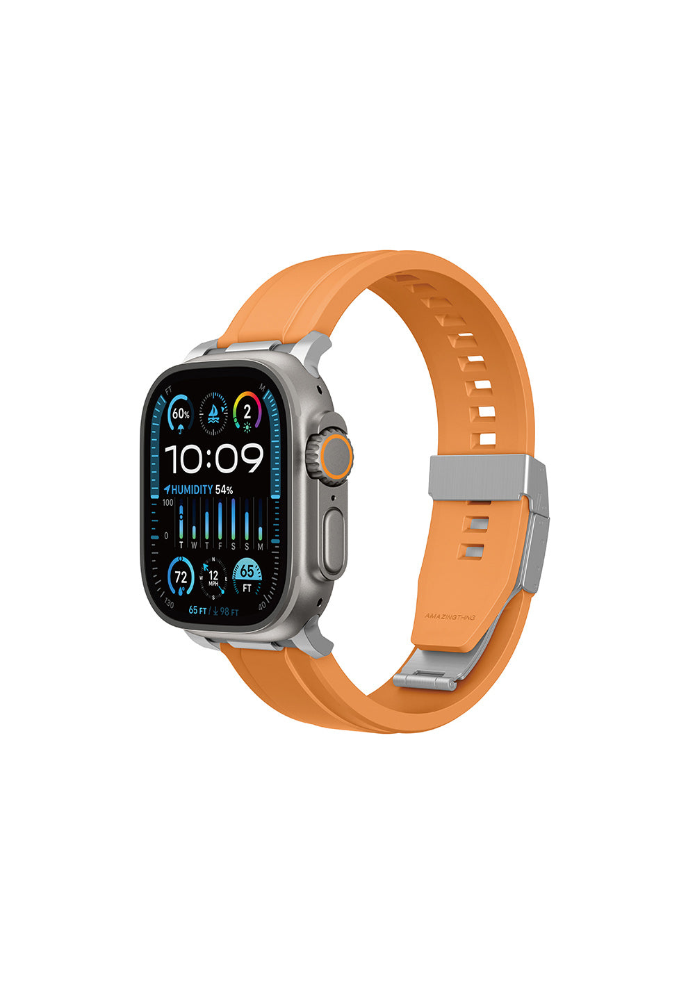 Amazingthing Titan Chrono Manyetik Silikon Apple Watch Kordonu