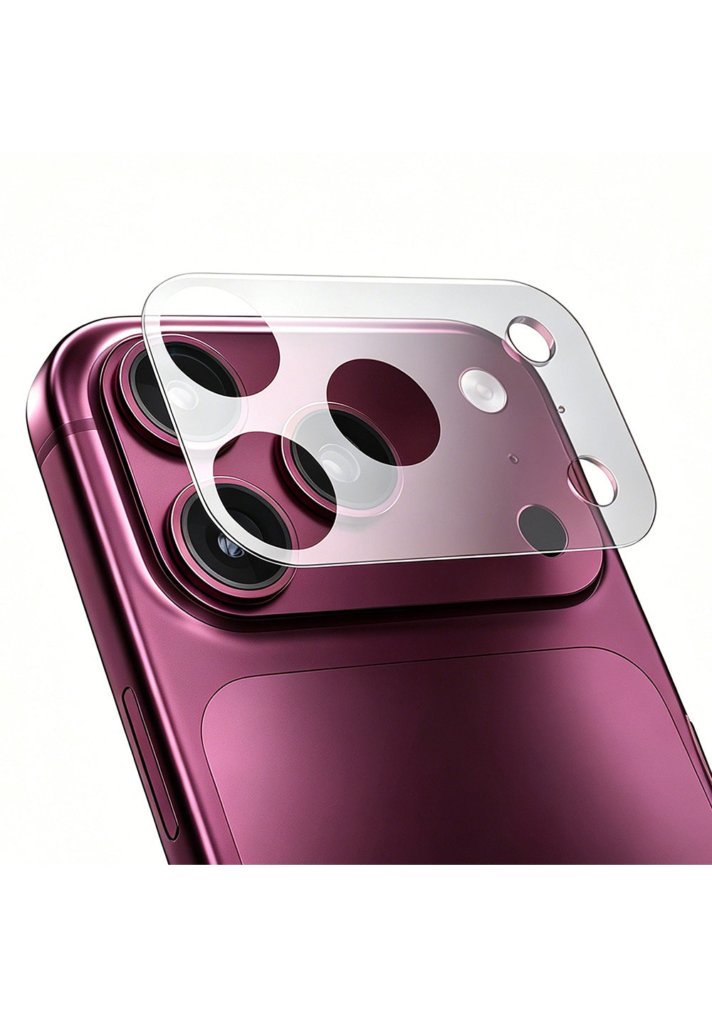 Mohseven iPhone 18 Pro Şeffaf Kamera Çerçeve Filmi