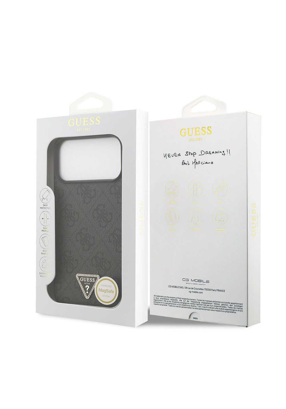 Guess iPhone 18 Pro Max Strass 4G Taşlı Kılıf