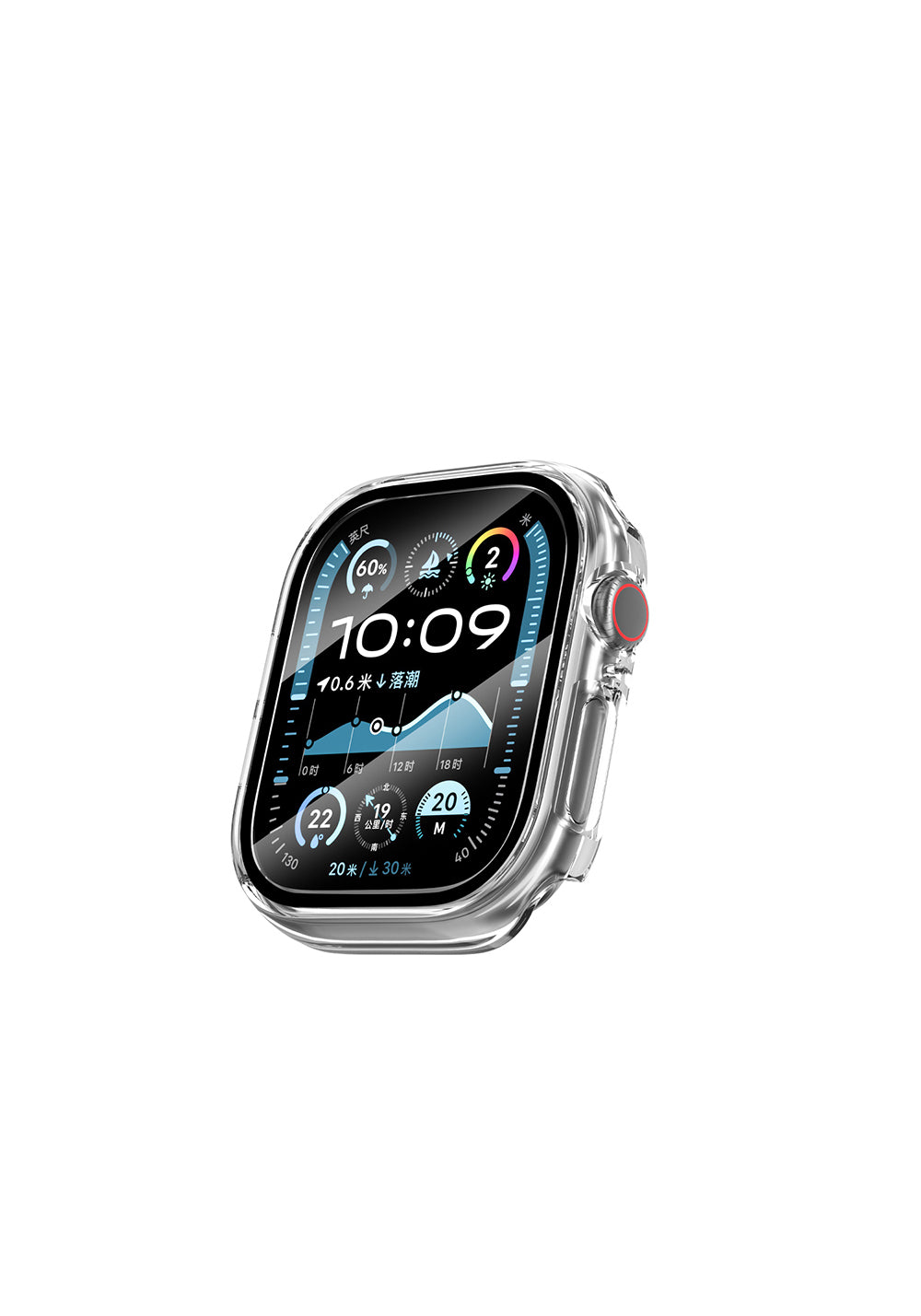 Wiwu JD-108 Koruyucu Kasa ve HD Ekran Filmi – Apple Watch Series 10 46 mm