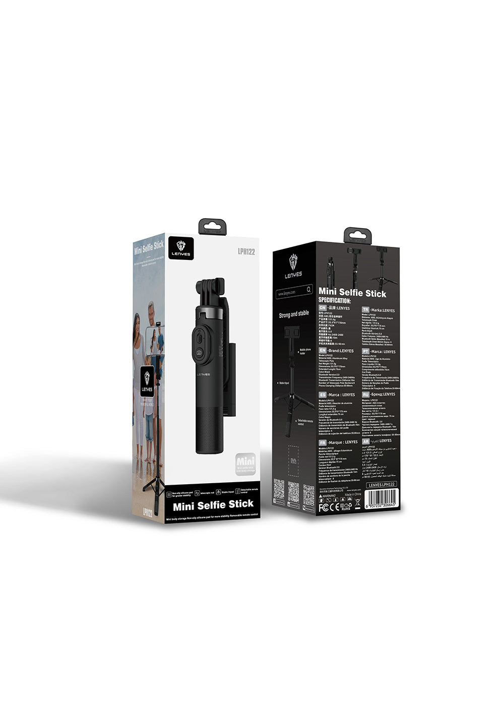 Lenyes LPH122 – 75 cm Bluetooth Kumandalı Mini Tripod