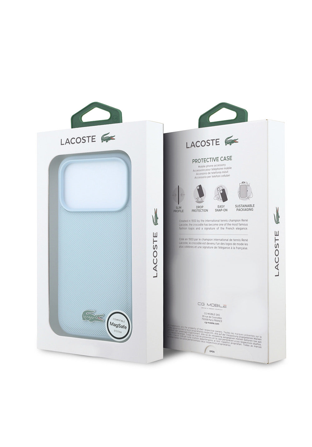 Lacoste PU Pike Desenli – iPhone 18 Pro Kılıfı