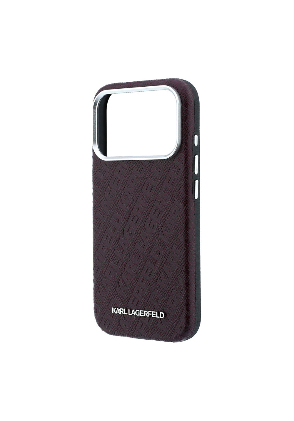 Karl Lagerfeld Grained Damgalı Yazı Logolu – iPhone 18 Pro Kılıfı