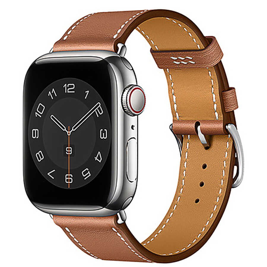 Wiwu Attleage Watchband Deri Kordon – Apple Watch 42/44/45/49 mm