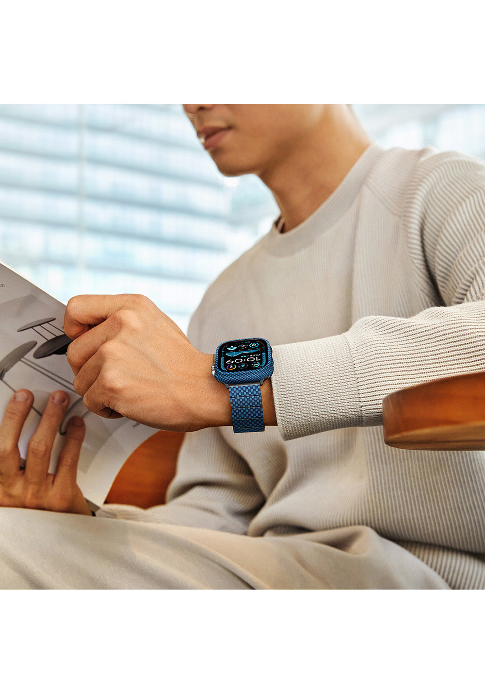 Pitaka Air Case Classic 600D Aramid Koruyucu Kasa – Apple Watch Ultra 49 mm