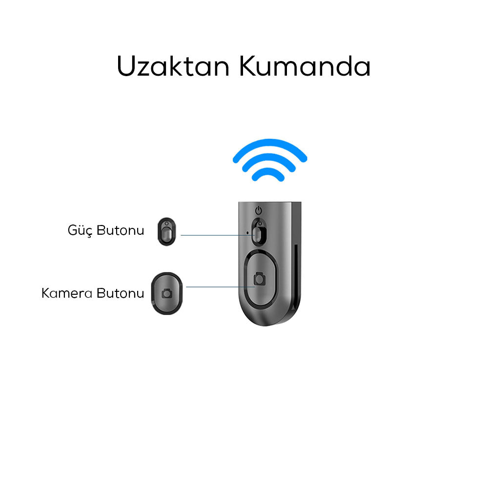 Wiwu Wi-SE005 – 156 cm Kumandalı Tripod