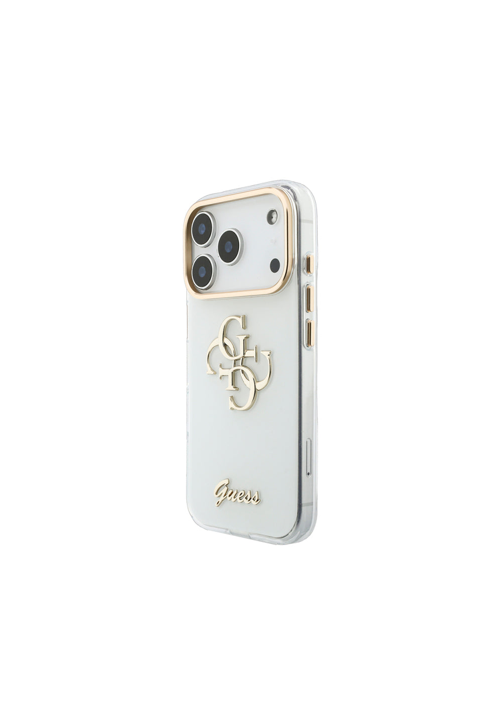 Guess Yazı ve 4G Büyük Silikon – iPhone 18 Pro Max Kılıfı