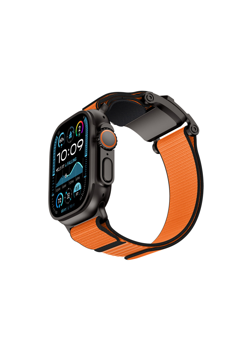 Mohseven Mecha Sport Dokuma Kordon – Apple Watch 42/44/45/46/49 mm