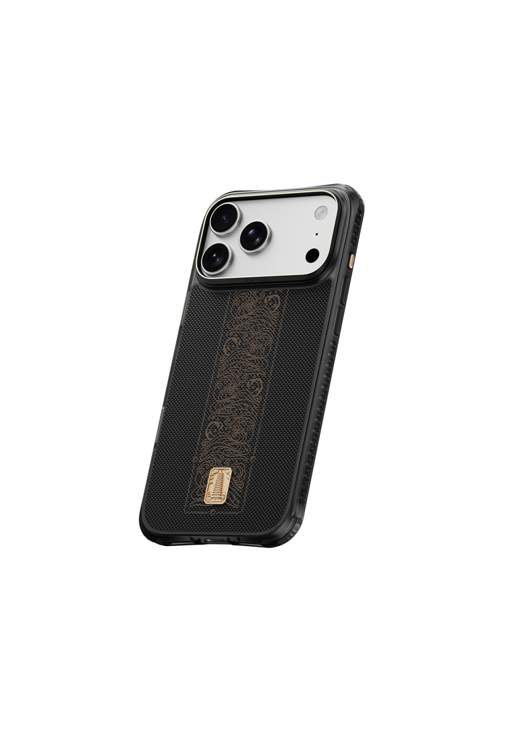 Raptic Aramid Dual Rise 24 Ayar Altın Kaplamalı Karbon – iPhone 18 Pro Max Kılıfı