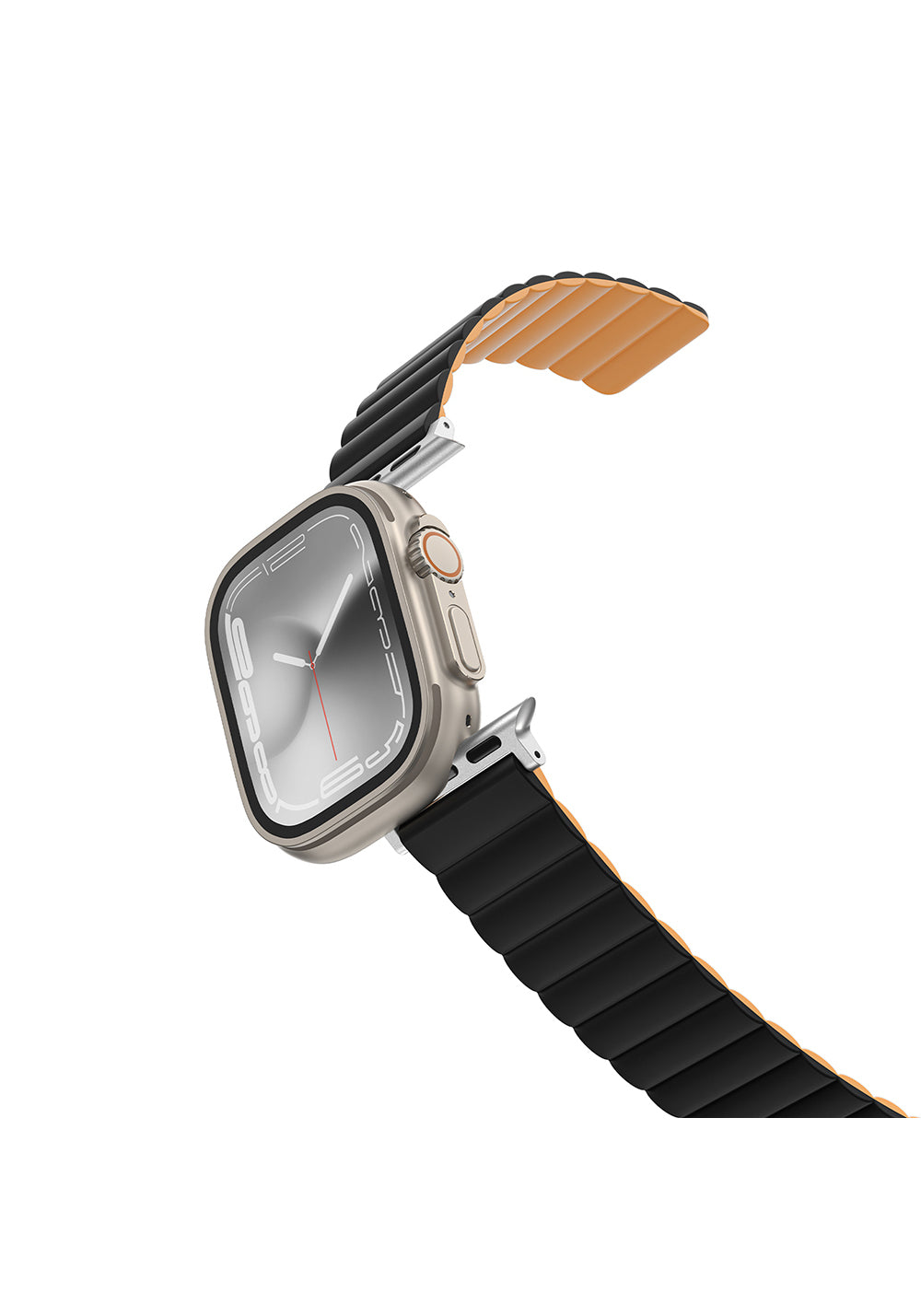Amazingthing Smoothie Mag Manyetik Silikon Kordon – Apple Watch 45/46/49 mm