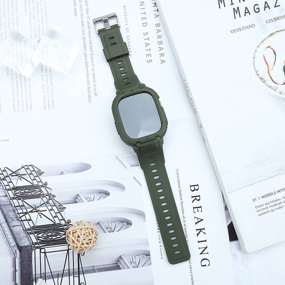 Wiwu Wi-WB014 Armor Kordon ve PC Kasa Seti – Apple Watch Ultra 49 mm