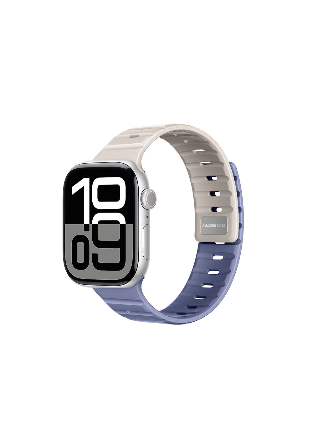 Amazingthing SilqLock Silikon Kordon – Apple Watch 46 mm