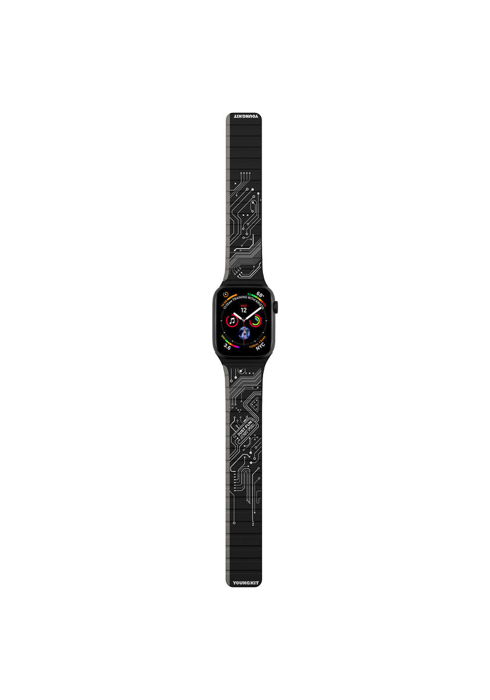 Youngkit Technological Manyetik Silikon Kordon – Apple Watch 38/40/41 mm