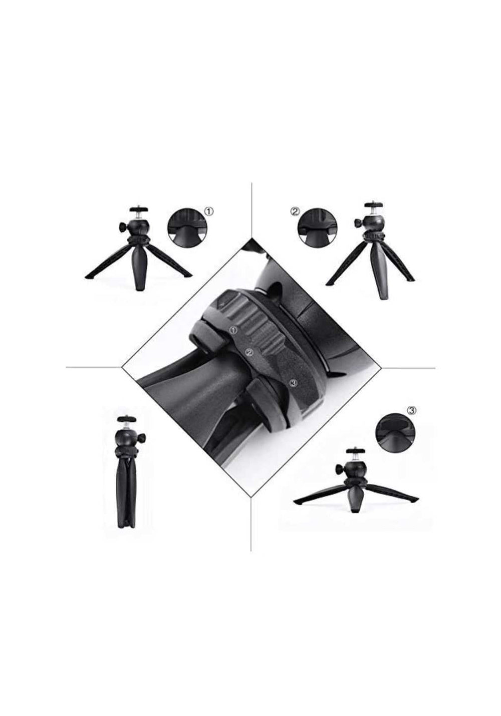 Jmary MT-20 – 15,7 cm Mini Telefon Tripodu