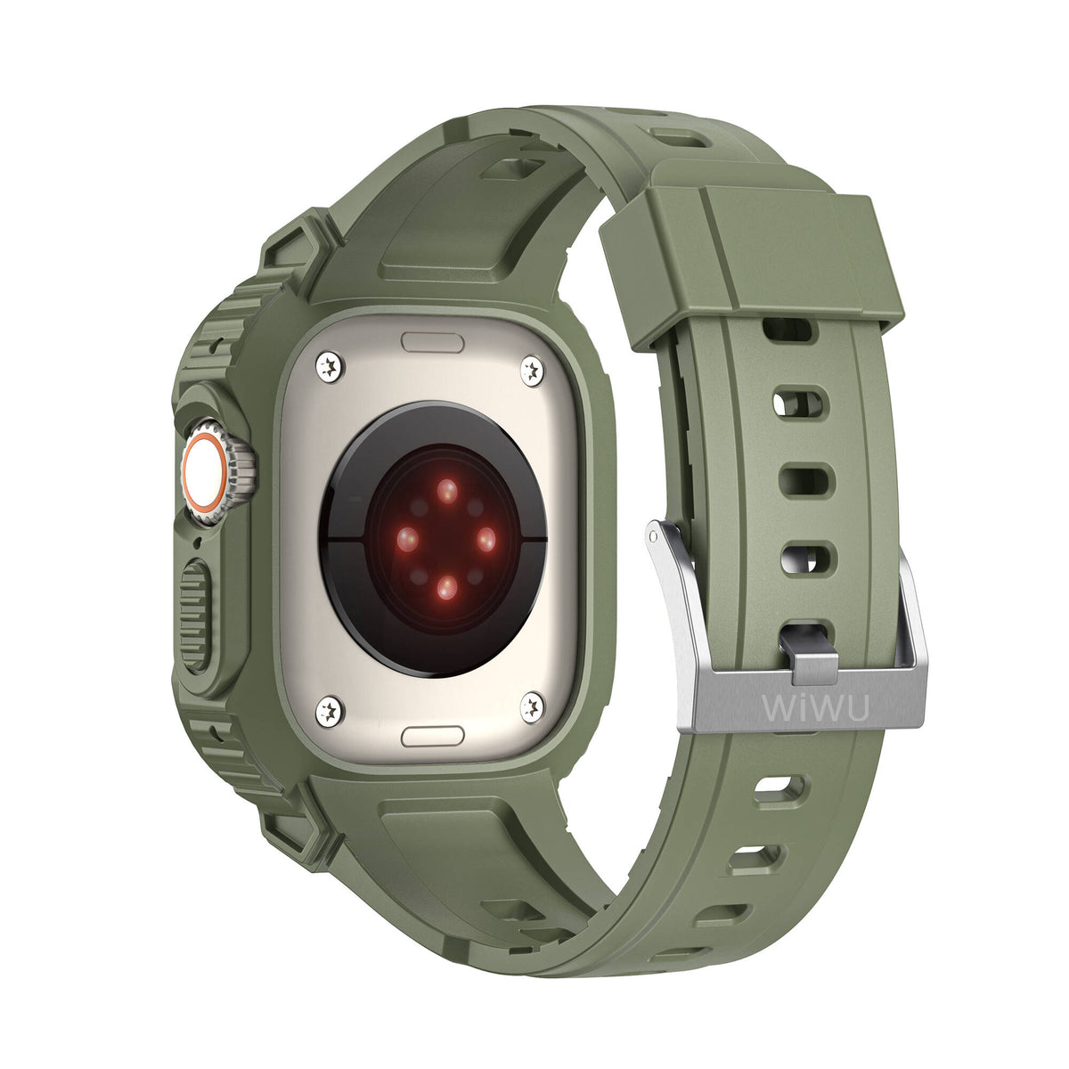Wiwu Wi-WB014 Armor Kordon ve PC Kasa Seti – Apple Watch Ultra 49 mm