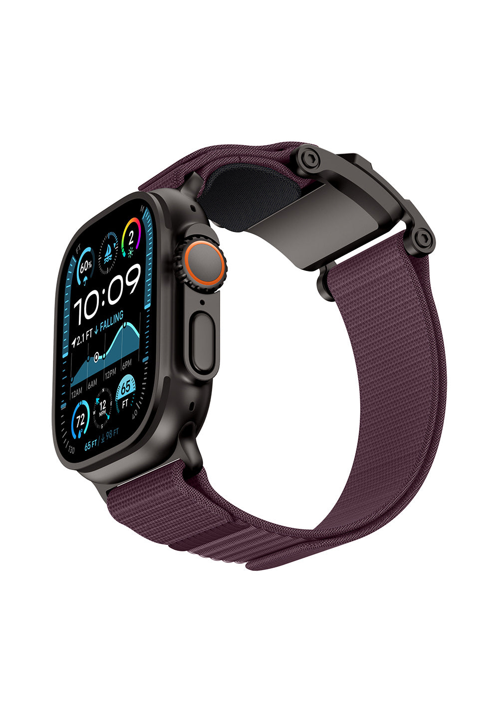 Mohseven Mecha Sport Dokuma Kordon – Apple Watch 42/44/45/46/49 mm