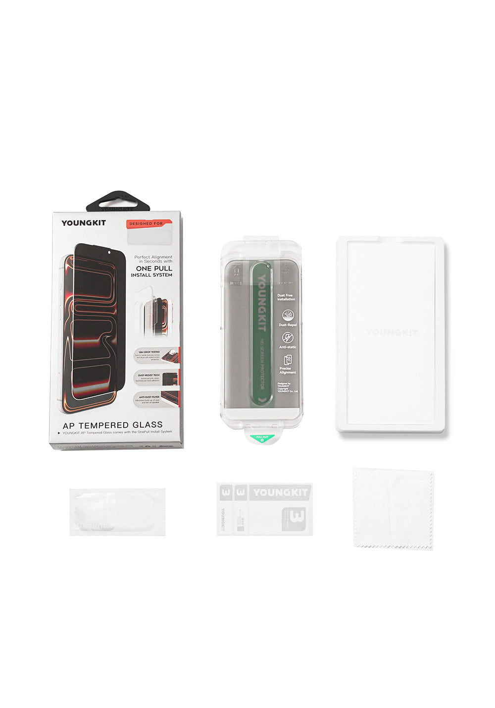 Youngkit AP 2.5D 360 Derece Privacy – iPhone 18 Pro Ekran Koruyucusu