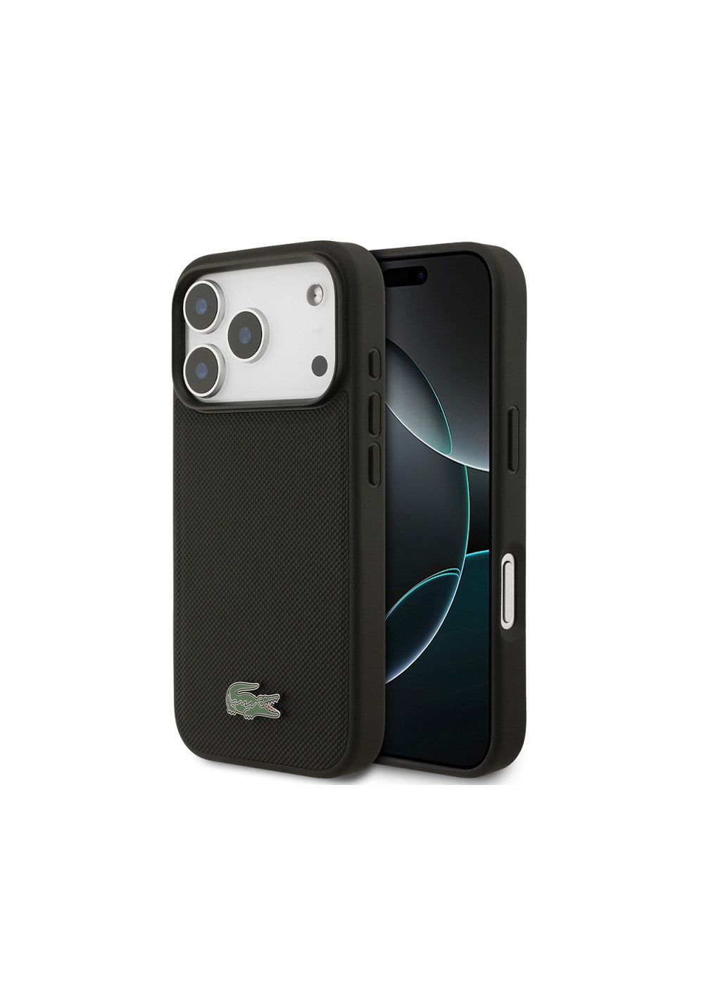 Lacoste PU Pike Desenli – iPhone 18 Pro Kılıfı
