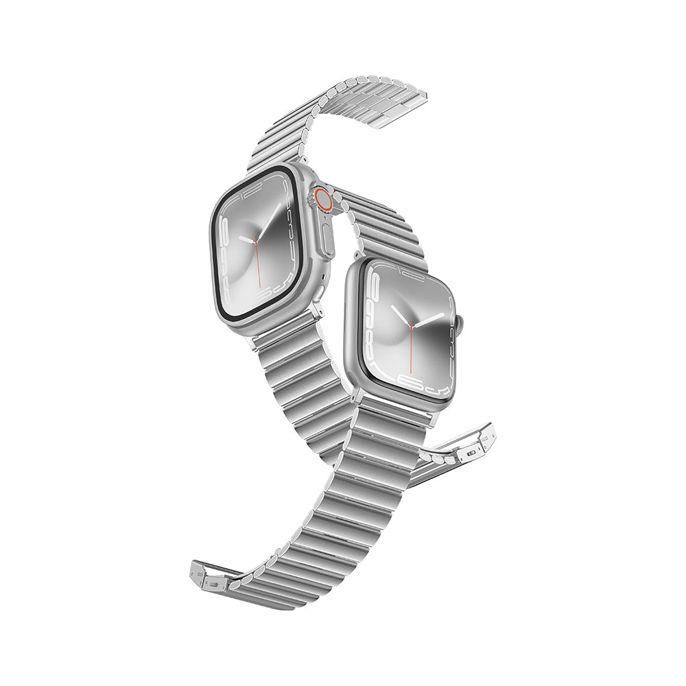 Amazingthing Titan Steel Çelik Kordon – Apple Watch 45/46/49 mm