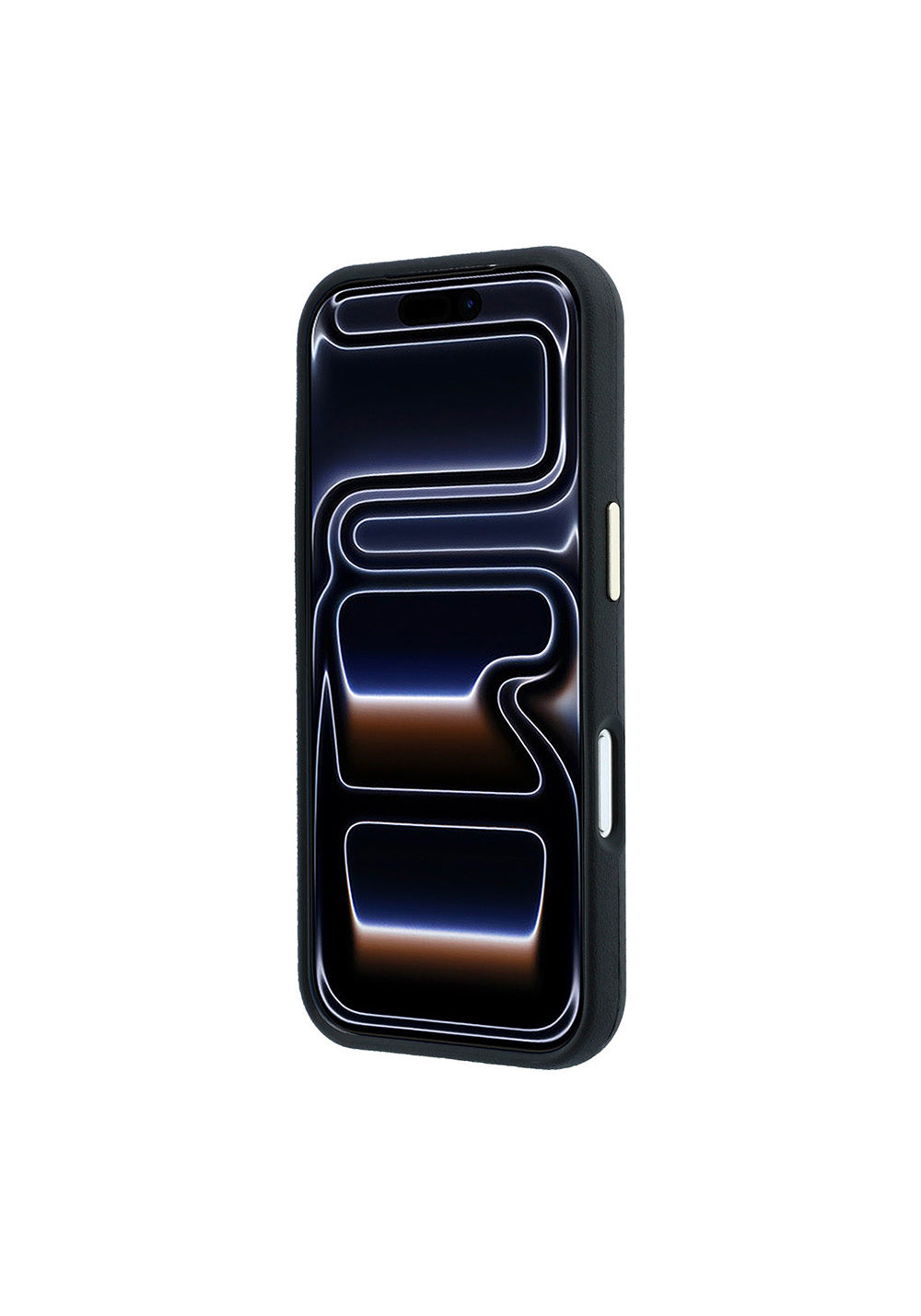 Guess PU Metal Üçgen Logolu Karbon Fiber Kevlar – iPhone 18 Pro Kılıfı