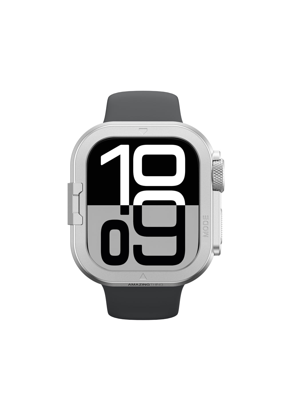 Amazingthing Premium Armor Fit FullGuard Metal Kasa ve Ekran Koruması – Apple Watch Series 10 46 mm