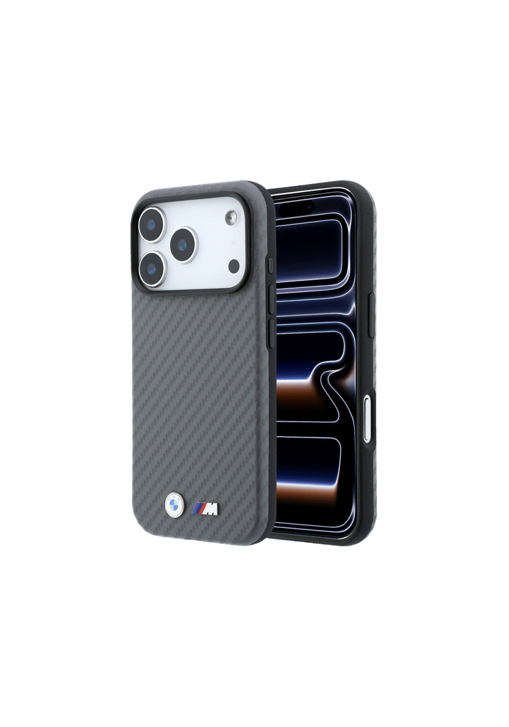 BMW Karbon Fiber Tasarımlı ve PU Deri – iPhone 18 Pro Max Kılıfı