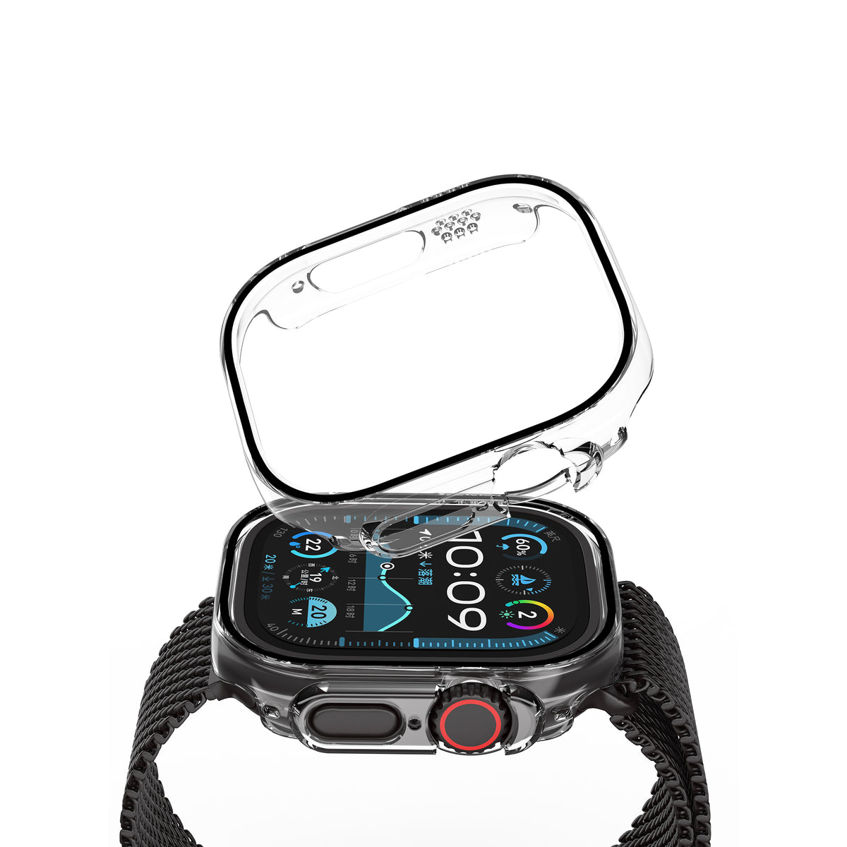 Wiwu JD-108 Koruyucu Kasa ve HD Ekran Filmi – Apple Watch Ultra 49 mm