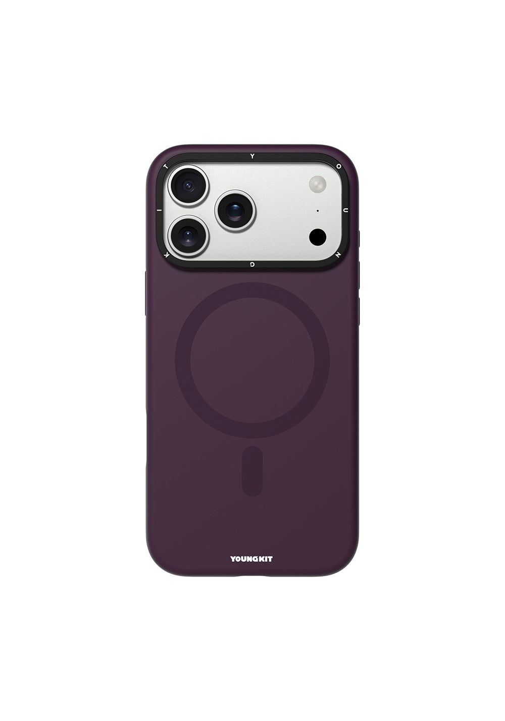Youngkit Kamera Standlı Bitty Cream – iPhone 18 Pro Kılıfı